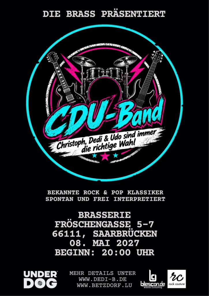 Plakat CDU-Band Mai 2027